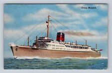 Ocean Monarch, Ship, Transportation, Antique, Vintage c1957 Souvenir Postcard picture
