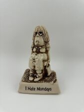Vintage 1976 Russ Berrie Co. “I HATE MONDAYS” 9218 Figurine picture