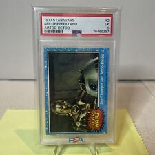 1977 Topps Star Wars See-Threepio And Atop-Detoo Rookie #2 PSA 5 EX picture