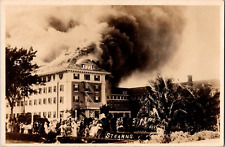 Postcard Breakers Hotel Fire West Palm Beach Florida RPPC Unposted Stearns picture