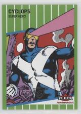 2023 Fleer Throwbacks '89 Marvel Edition Green 13/89 Cyclops #10 0s2 picture