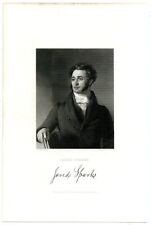 JARED SPARKS, American Historian/President of Harvard College, Engraving 9472 picture