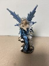 Blue Fairy  Sitting On A Base Collectible Figurine picture