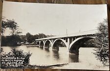 Sacramento River Bridge On Pacific Coast Highway Redding California CA Old RPPC picture