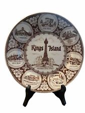 Kings Island Amusement Park International Street Log Flume Plate picture