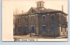 RPPC Real Photo Postcard Ohio Osborn School House picture