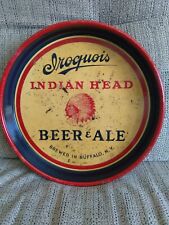 Iroquois Indian Head beer tray in GOOD condition picture
