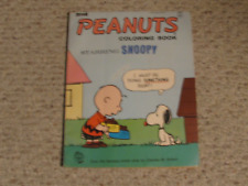 Peanuts Starring Snoopy Authorized Coloring Book 1968 picture