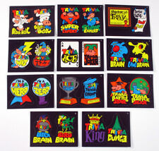 1984 Topps Trivia Battle Game Sticker Set (11) picture