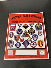 Military Book: Shoulder Patch Insignia of the United States Armed Forces picture