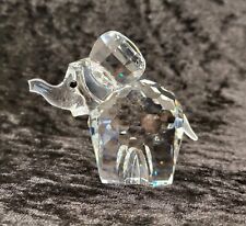 Swarovski Crystal * Trunk Up Elephant Good Luck Figurine * A 7640 NR 60  picture