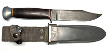 WWII U.S.N. MK1  PAL RH-35 SURVIVAL KNIFE w/ U.S.N. MK1 SCABBARD picture