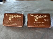 Vintage Hotel Adolphus Dallas TX Luxury Guest Soaps / Bars, Lot of Two, Unopened picture