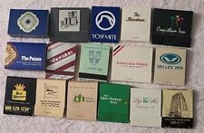 Vintage Lot of 16 Hotel Unstruck Matchbooks  picture