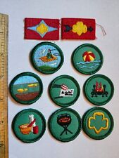 Vintage 1970’s Girl Scout Junior Badges Lot of 11 picture