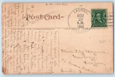 DPO (1879-1935) Laurel Oregon OR Portland Postcard Buffalo In City Park Bisson picture