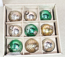 Costco 9 Piece Glass Christmas Ornaments Hand Decorated Model 1601221   picture