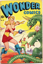 WONDER COMICS #18 RARE 1948 Golden Age VG+ TARA, WONDERMAN, SILVER KNIGHT +more picture