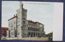 1909 San Antonio Texas Post Office Postcard & Cancel picture