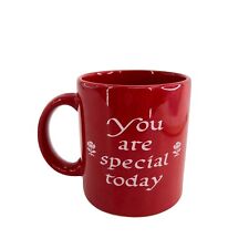 Waechtersbach Germany Coffee Mug You Are Special Today Quote Red Coffee Mug picture