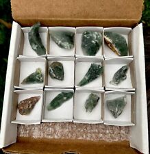 AFRICAN Nephrite JADE Raw Rough Crystal Mineral Bulk Flat Lot - Swaziland picture
