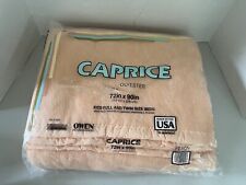 Vintage Caprice Blanket 72in x 90in Polyester Fits Full And Twin Peach New Throw picture