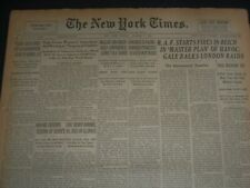 1940 OCTOBER 7 NEW YORK TIMES - TIGER CRASH REDS BY 8-0 FOR NEWSOM - NT 7340 picture