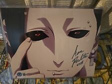 Saga Anime Tokyo Ghoul - Aaron Roberts signed Inscribed  Uta print 8x10 A picture