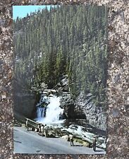 Vintage 1960’s The Firehole Falls Yellowstone National Park Postcard Picture picture