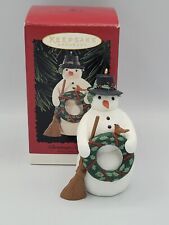 Hallmark Keepsake Christmas Ornament - Christmas Snowman - 1996 - MIB picture