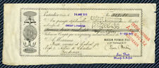 Order note - PERNOD house in COUVET (Switzerland) and PONTARLIER (Doubs) - 1911 picture