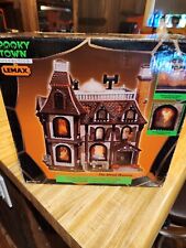 RETIRED 2002 LEMAX SPOOKY TOWN THE ALFORD MANOR NO. 25675A HALLOWEEN VILLAGE ** picture