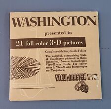 Vintage Sawyer's WASH-1 2 3 Evergreen State Lone Star view-master 3 reels packet picture