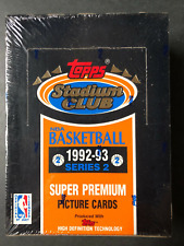 1992-93 Topps Stadium Club Series 2 Basketball Box Sealed Shaq RC Yr - Hi RATED picture
