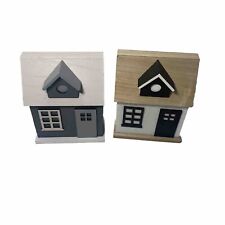 Wooden Country Charm House Style Book Ends picture