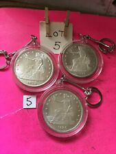 Set 3 Lot Coin Keychains 1878cc-79cc-80cc Copies Junk Drawer Combines Shipping picture