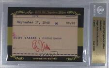 2011 Leaf Cut Signature Edition Authentic Signatures 3/15 Rudy Vallee Auto x9h picture