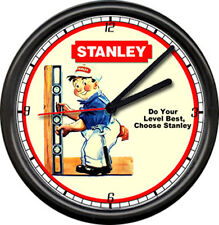 Stanley Tools Dealer Hardware Store Sign Wall Clock picture