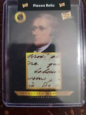 ALEXANDER HAMILTON 2023 POTP FOUNDERS EDITION HAND WRITING RELICS #4 picture