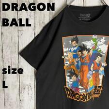 Anime T-Shirt Dragon Ball Character Collection Print Size L Old Clothes Black picture