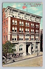 Syracuse NY-New York, YMCA Building, Advertisement, Vintage c1911 Postcard picture