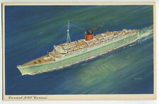Cunard RMS Caronia Cruise Ship Steam Boat England US 1950's A2 picture