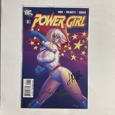Power Girl 8 2010 Signed by Amanda Conner & Jimmy Palmiotti DC Comics Nm- picture