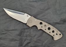 Custom Pat CRAWFORD Kasper Folding Knife (Knife USA Titanium Titanium Craft) picture