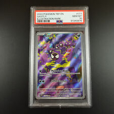 PSA 10 Gastly 177/162 Temporal Forces Illustration Rare Graded Pokemon Card picture