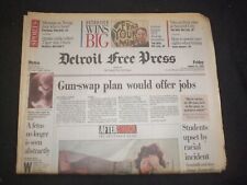1994 JAN 21 DETROIT FREE PRESS NEWSPAPER-GUN-SWAP PLAN WOULD OFFER JOBS- NP 7700 picture