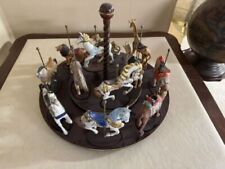 1988 Franklin Mint Treasury Of Carousel Art William Mann Complete Set picture