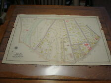 1905 CITY OF BOSTON part of Ward 23: Plate 5 w/ Centre, Orchard, Eliot st. MAP picture