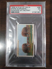 1926 Wills Wonders of the Past #25 Stone Elephants graded PSA 5 EX picture