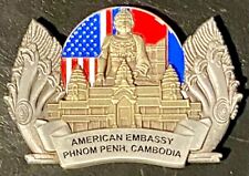 USMC MSG-D Marine Security Guard Detachment Phnom Penh, Cambodia Challenge Coin picture
